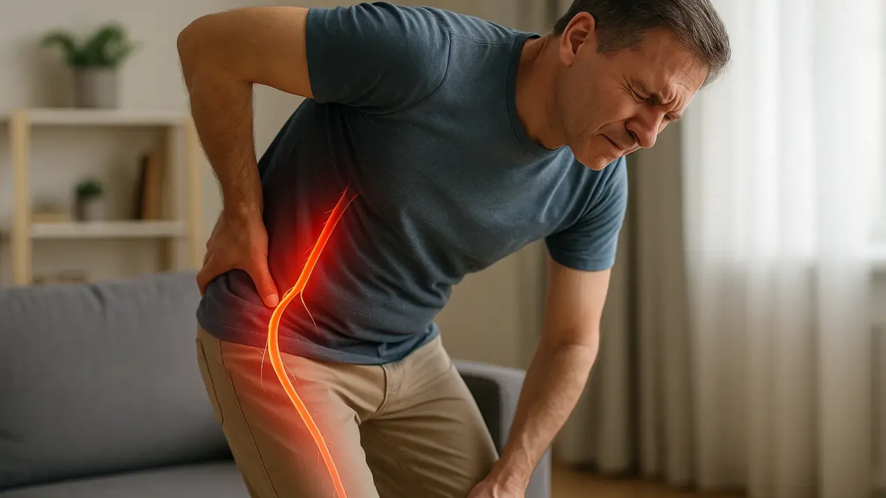 Dolore al nervo sciatico: esercizi e posture che riducono l'infiammazione