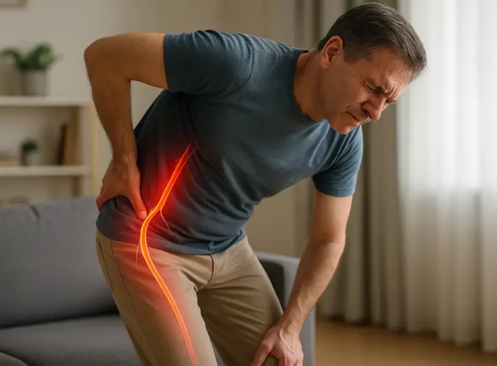 Dolore al nervo sciatico: esercizi e posture che riducono l'infiammazione