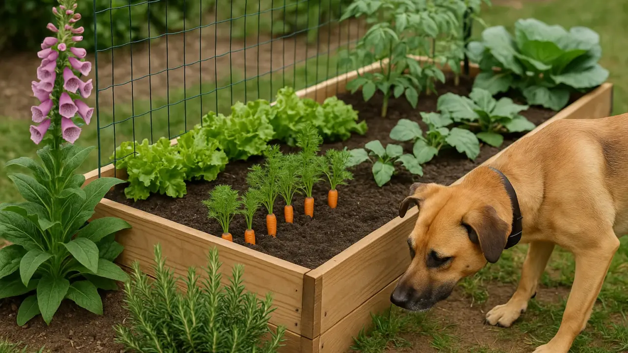 Cani e orto: come proteggere le piante (e insegnare al cane a rispettarle)
