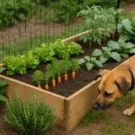 Cani e orto: come proteggere le piante (e insegnare al cane a rispettarle)
