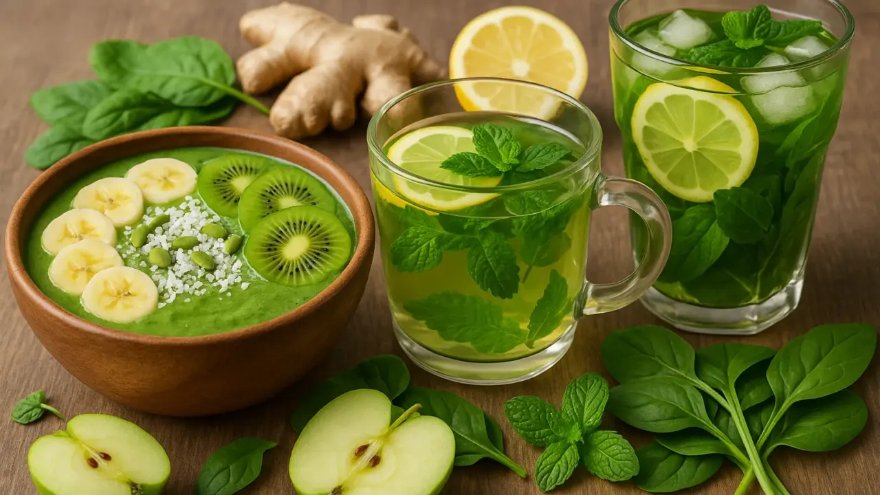 Ricette con bevande green: smoothie, tisane e infusi per la routine quotidiana