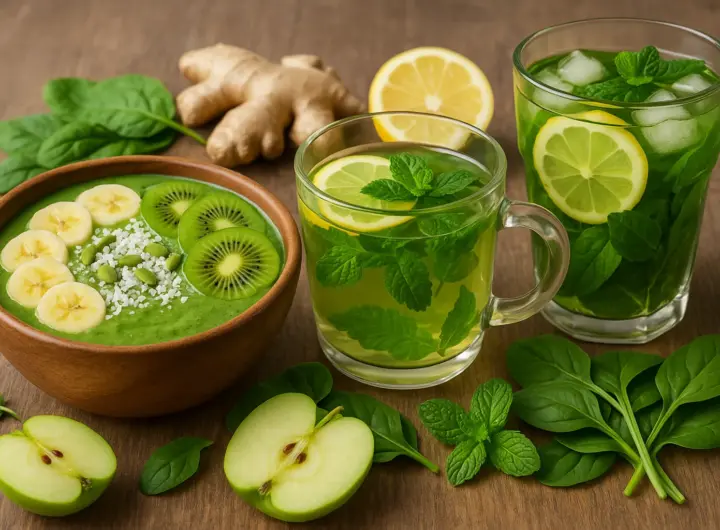 Ricette con bevande green: smoothie, tisane e infusi per la routine quotidiana