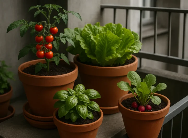 Orto sul balcone: quali verdure crescono con 2 ore di sole