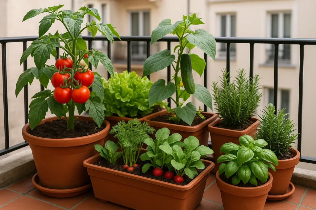 Orto in balcone: 5 piante che crescono in vaso e danno davvero da mangiare
