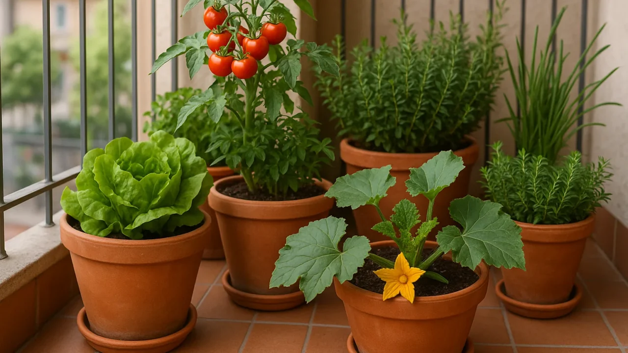Coltivare l'orto in balcone: verdure che crescono davvero in vaso