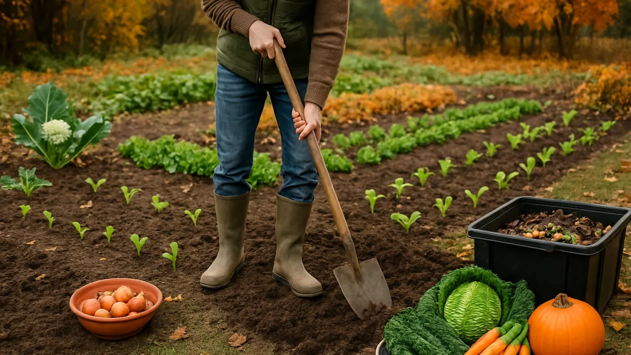 Orto e giardino in autunno: cosa piantare e come preparare il terreno