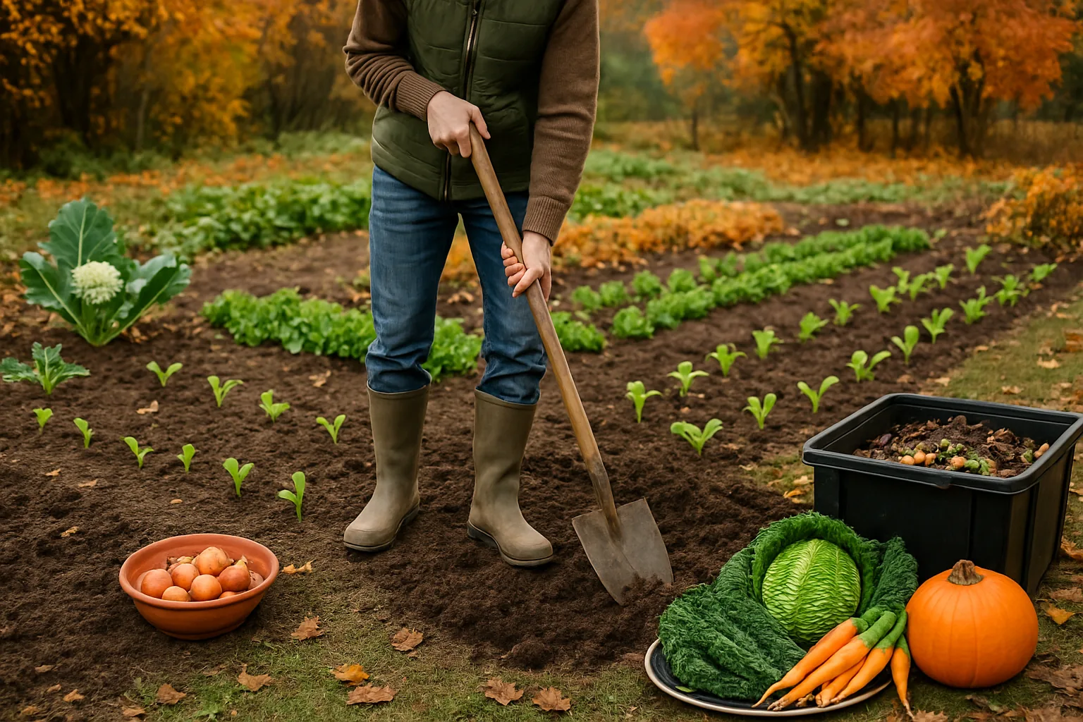 Orto e giardino in autunno: cosa piantare e come preparare il terreno