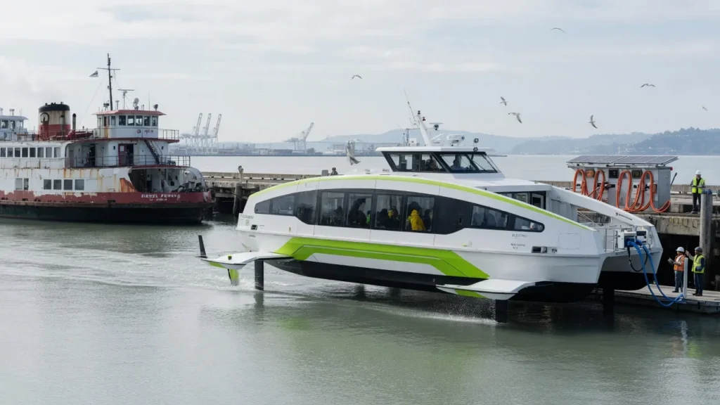 Traghetti elettrici negli USA: dalla baia di San Francisco a New York