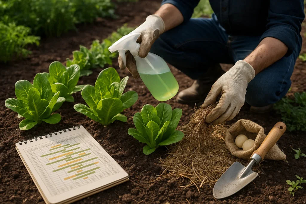 Manutenzione dell'orto biologico: come evitare pesticidi e curare le piante naturalmente