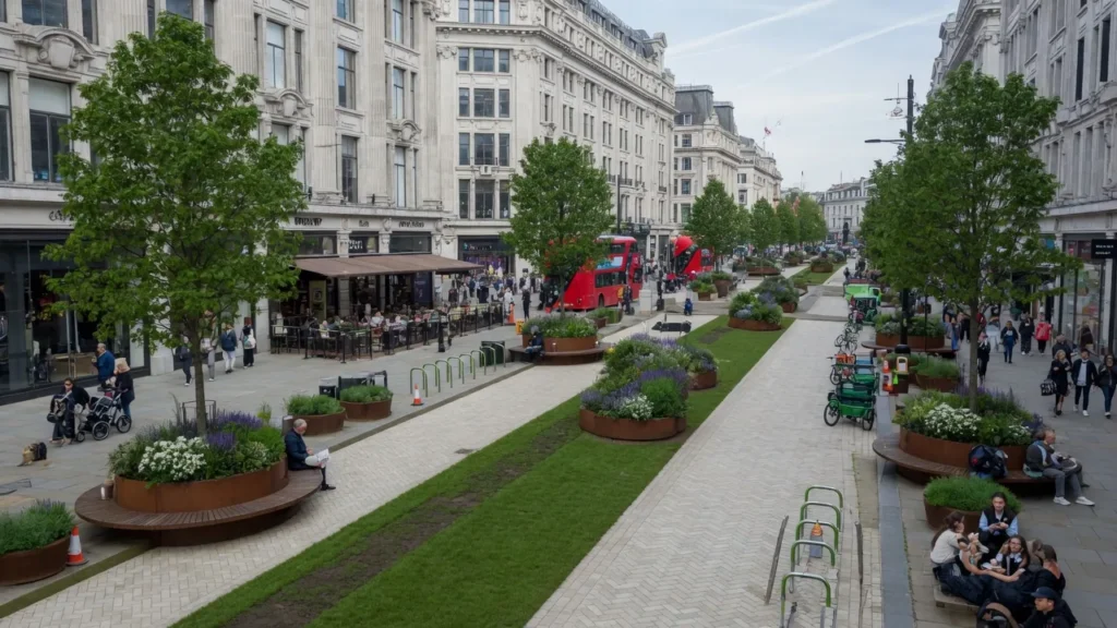 Londra riprogetta Oxford Street: quando le città si costruiscono intorno alle persone