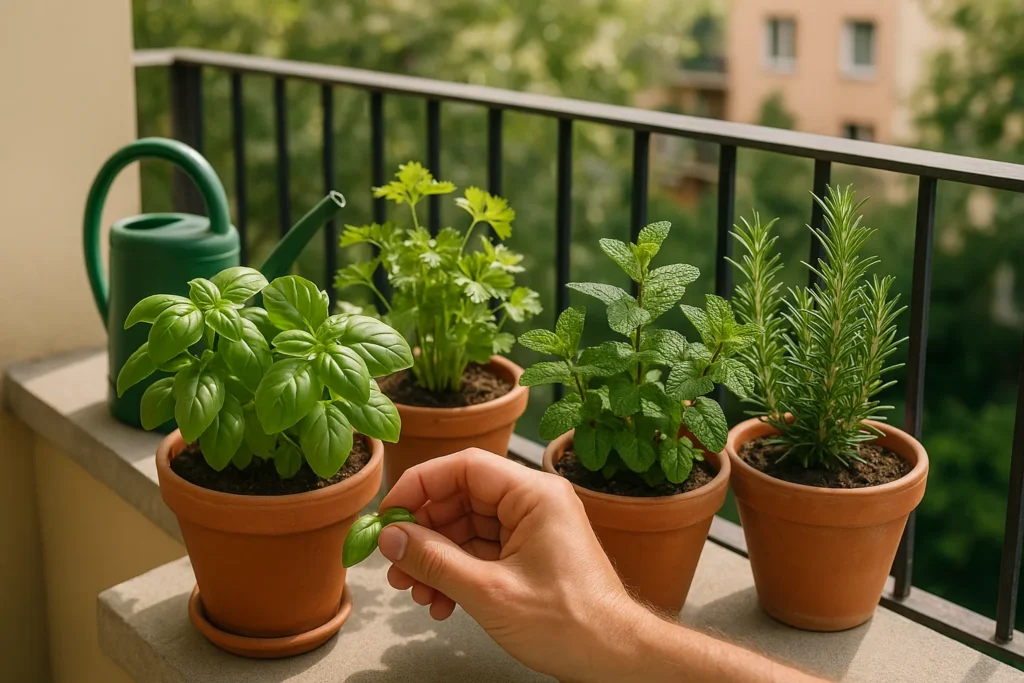 Coltivare erbe aromatiche sul balcone: guida per principianti