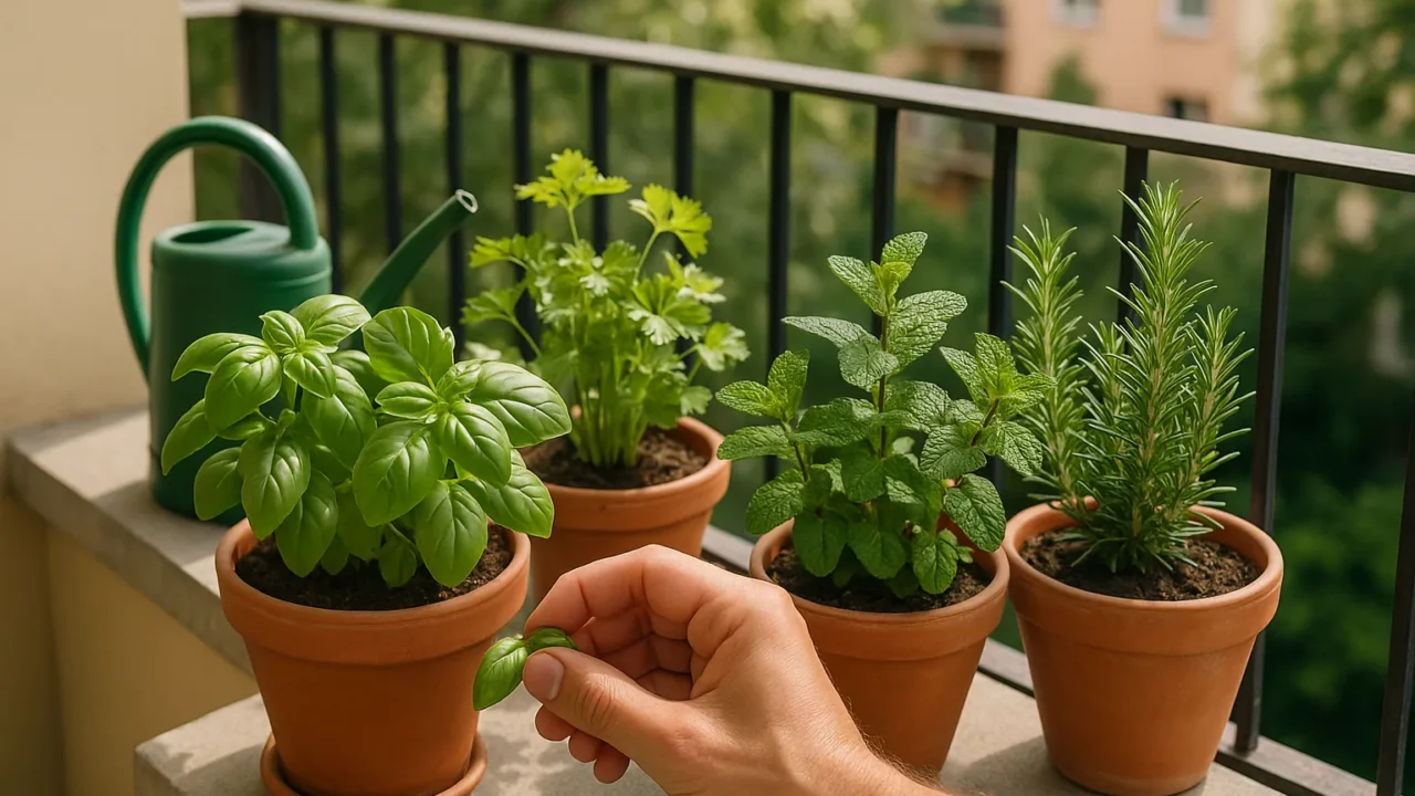Coltivare erbe aromatiche sul balcone: guida per principianti