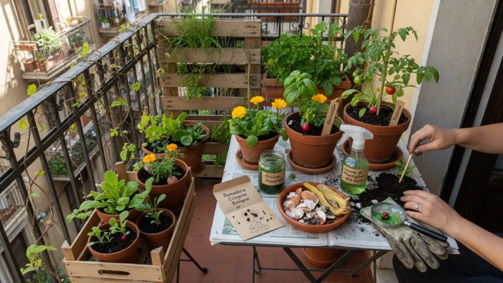Agricoltura biologica: come iniziare un orto bio anche in balcone