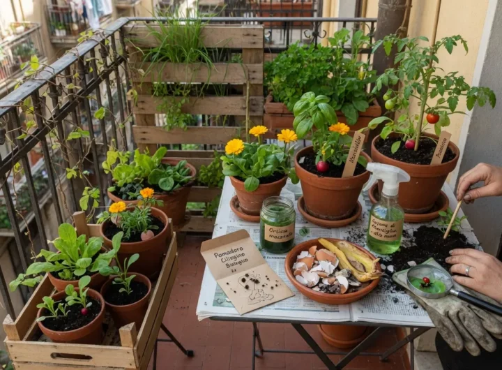 Agricoltura biologica: come iniziare un orto bio anche in balcone