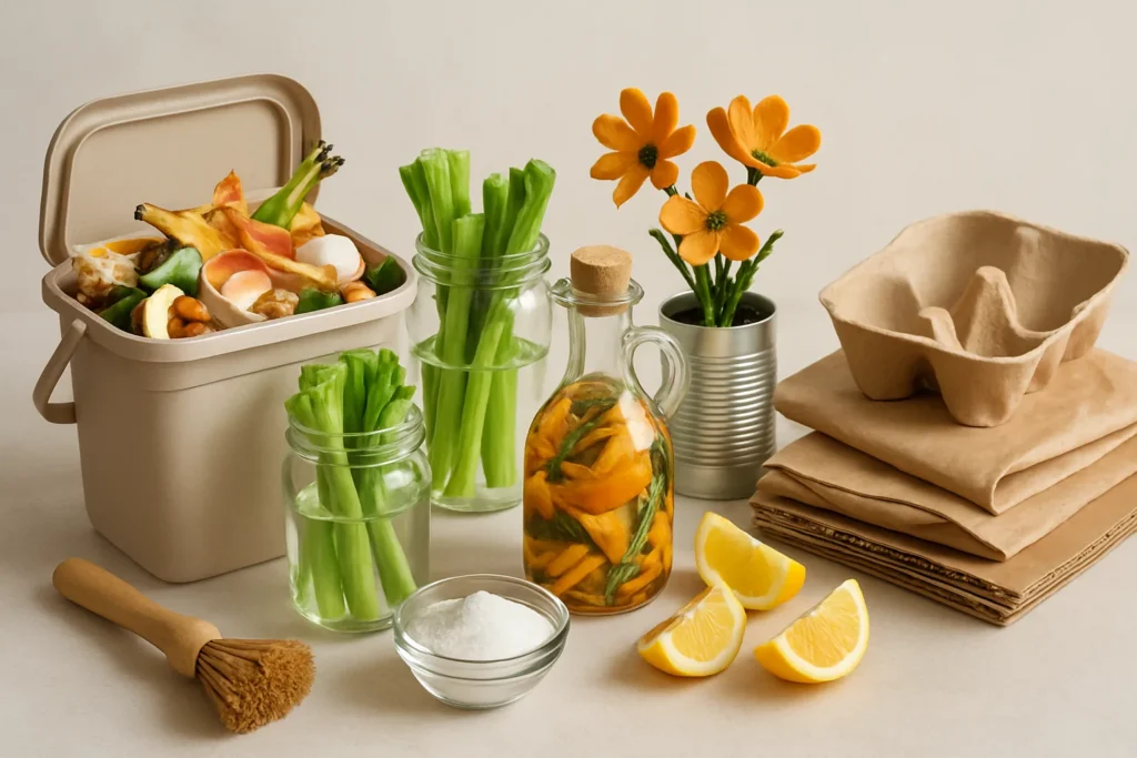 Riciclo creativo: trasformare i rifiuti di cucina in risorse