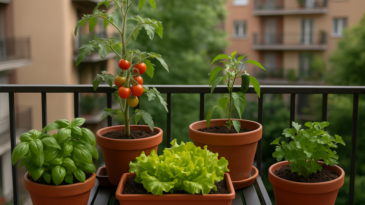 Orto in balcone o piccolo giardino: cosa coltivare davvero con poco spazio