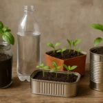 Riciclo creativo: dai barattoli di vetro ai vasi per l'orto