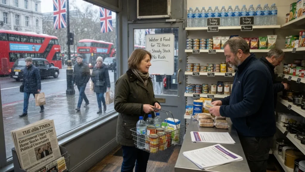 Campagna 'Be Ready': il governo britannico invita i cittadini a prepararsi per possibili crisi