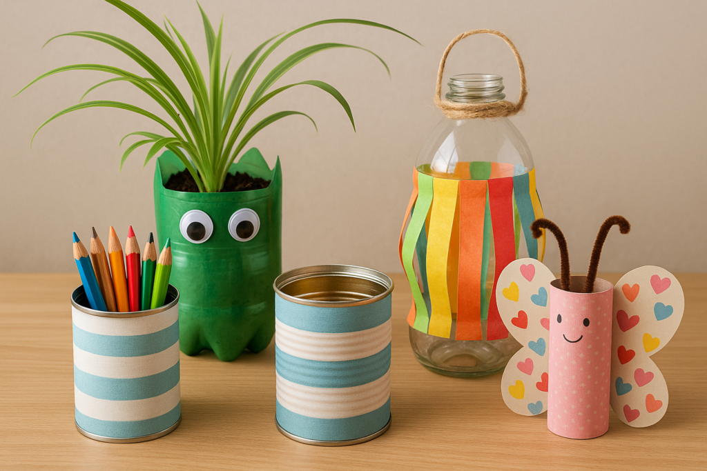 Riciclo creativo: 5 progetti semplici per trasformare scarti in casa