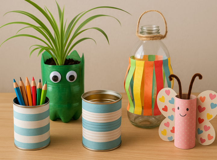 Riciclo creativo: 5 progetti semplici per trasformare scarti in casa