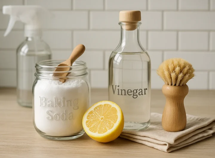 Pulizie naturali fai da te: aceto e bicarbonato per ogni stanza della casa