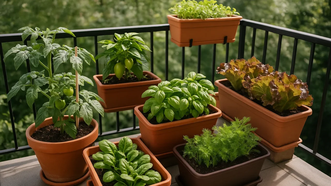 Orto in balcone: coltiva pomodori, erbe e verdure in vasi (anche con poco sole)