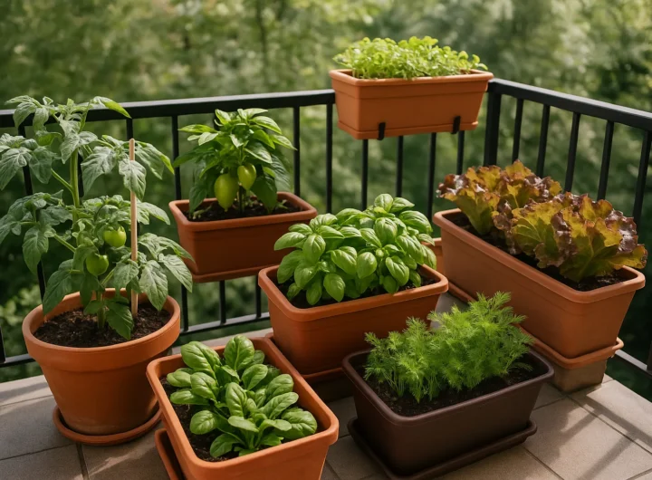 Orto in balcone: coltiva pomodori, erbe e verdure in vasi (anche con poco sole)